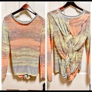 Pastel braided Sweater